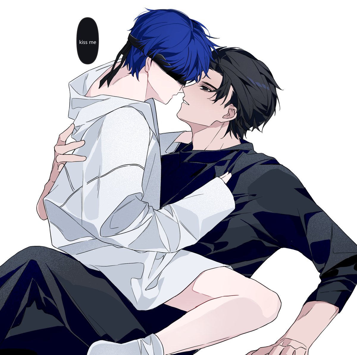 xinyuyang2004's tweet photo. Kiss me #kkamdol #깜돌 https://t.co/waCOM4IBZh