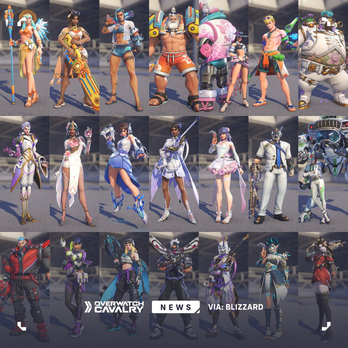 All New #Overwatch2 Season 18 Shop Skins 🛍️