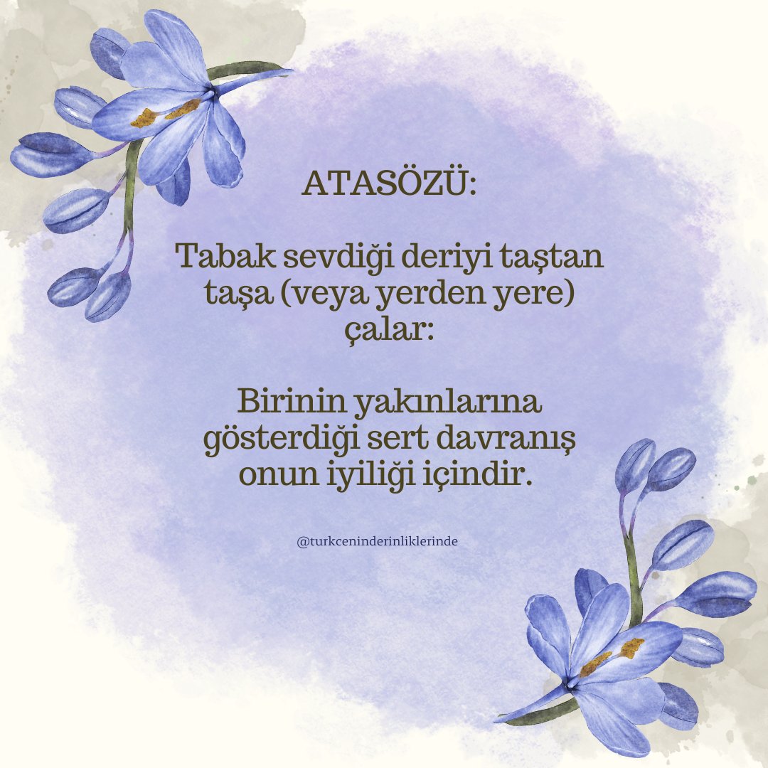 Türkçenin Derinliklerinde (@turkceninderinl) on Twitter photo 
