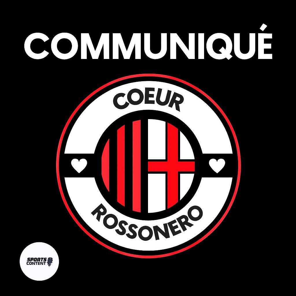 🚨 Communiqué !

Cœur Rossonero est avant tout une communauté de passionnés, où le respect et la tolérance sont essentiels.

Nous condamnons fermement toute forme de racisme et continuerons à porter des valeurs positives autour du football et de l’AC Milan 🔴⚫️