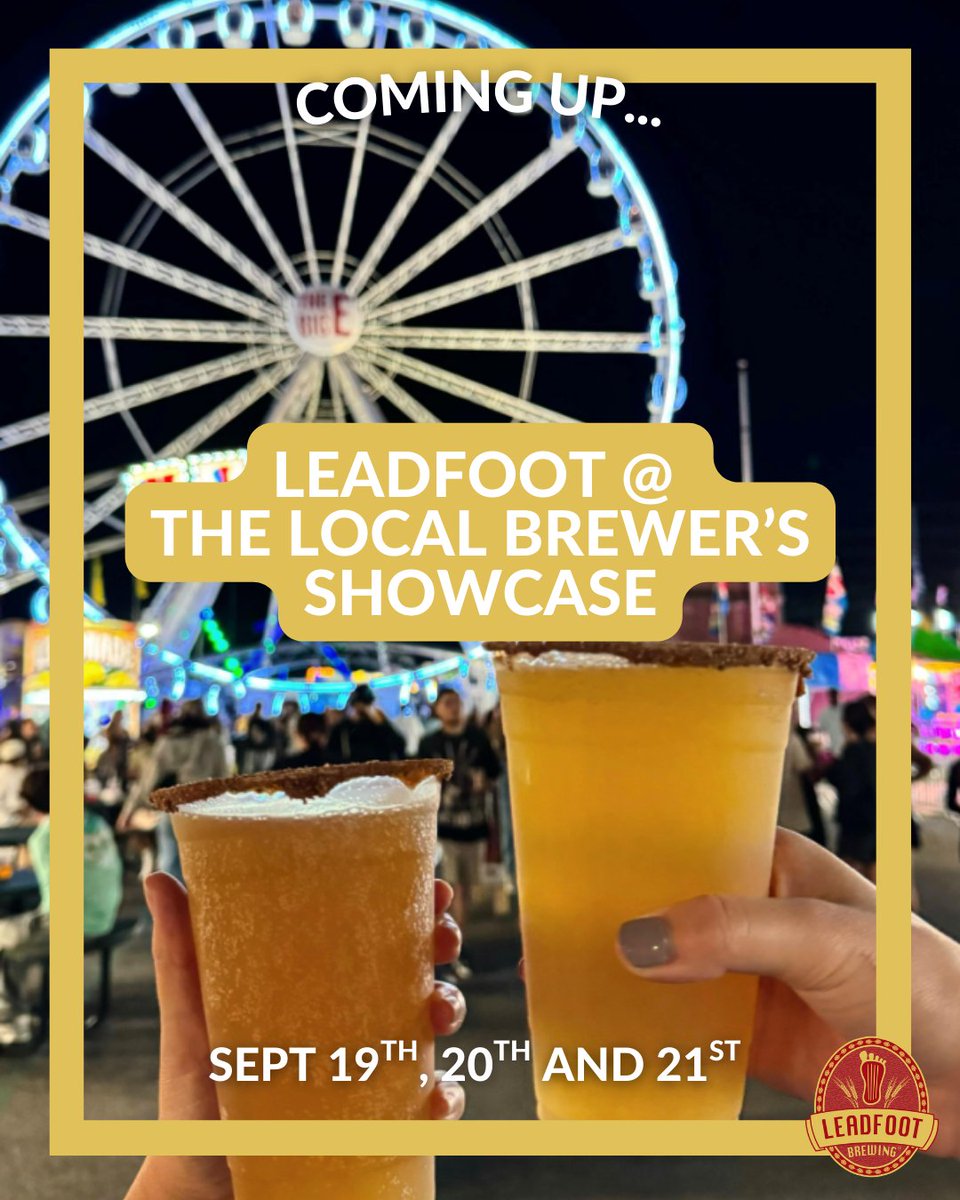 The Big E hasn't seen the last of us! We'll be pouring samples by the Court of Honor stage with pints available in the Local Brewer's Showcase booth Sept 19th-21st. Come see us! 🍻