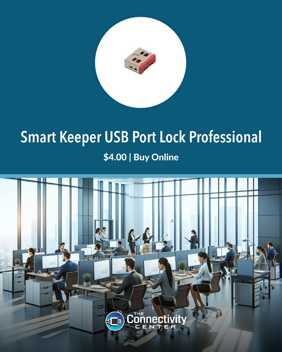 Secure your USB ports with Smart Keeper USB Port Locks! Block unauthorized access and keep your devices and data safe. Quick to install and highly effective. Protect your assets today! Learn more at go-tcc.com/portlockpro #cybersecurity #InformationTechnology #ITsecurity