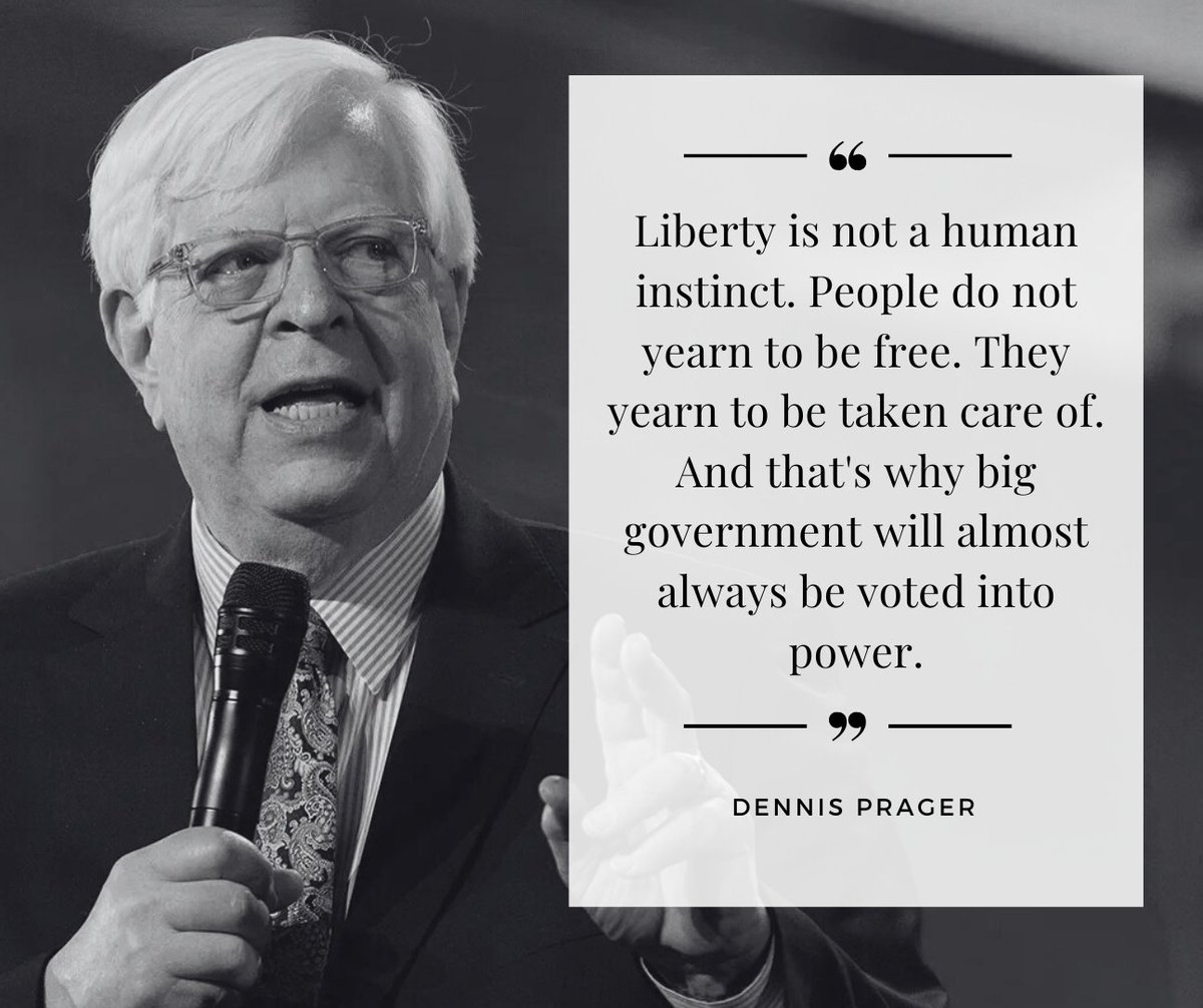 Dennis Prager (@dennisprager) on Twitter photo Sobering words of wisdom...
<a href="/prageru/">PragerU</a> Sobering words of wisdom...
<a href="/prageru/">PragerU</a>