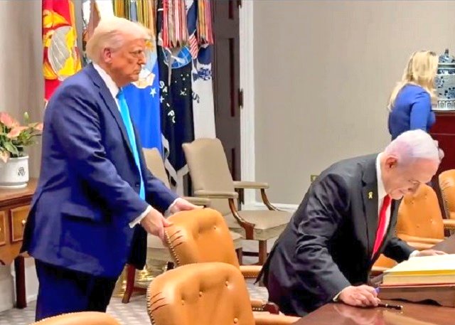 This has got to be the most defining photo of Trump’s Presidency