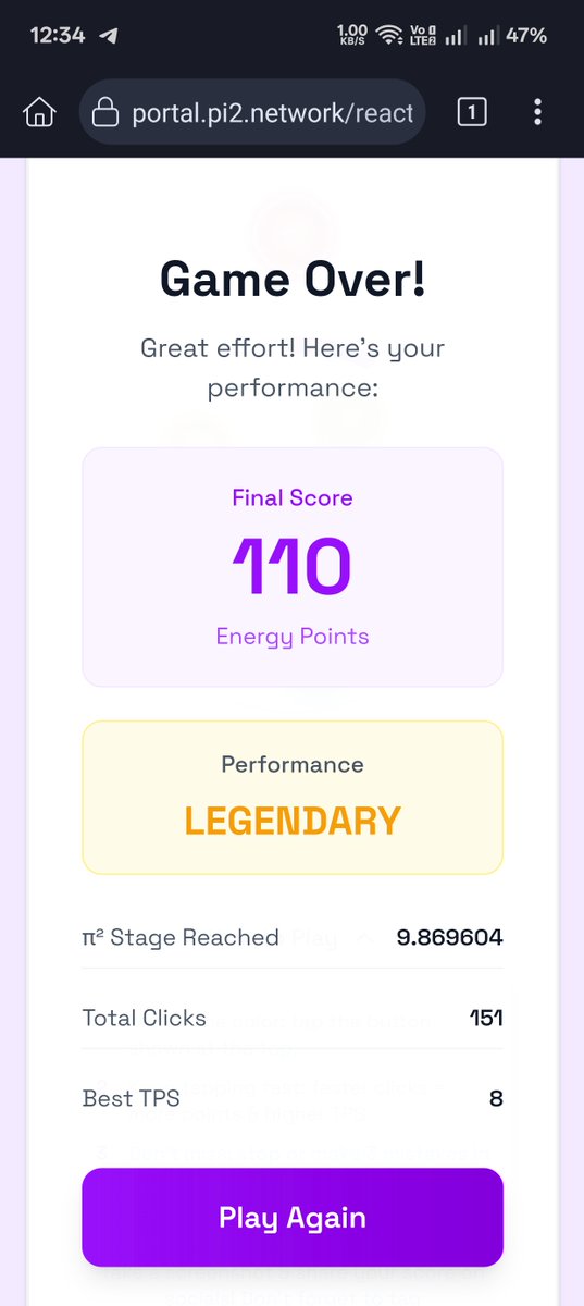 RafelXaxa's tweet photo. My highest score on @pisquared  join us and reach max Tps https://t.co/QHtNzy55f7