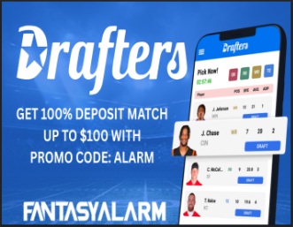 Howard Bender (@rotobuzzguy) on Twitter photo My favorite thing to do at this time of year? Finding which #fantasyfootball best ball contests have an overlay for their biggest guaranteed prizes & join!
<a href="/DraftersFantasy/">Drafters Fantasy Sports</a> Main Event w/ $2.5M guaranteed is <60% full
Sign up at fantasyalarm.com/draftersbb promo code ALARM My favorite thing to do at this time of year? Finding which #fantasyfootball best ball contests have an overlay for their biggest guaranteed prizes & join!
<a href="/DraftersFantasy/">Drafters Fantasy Sports</a> Main Event w/ $2.5M guaranteed is <60% full
Sign up at fantasyalarm.com/draftersbb promo code ALARM