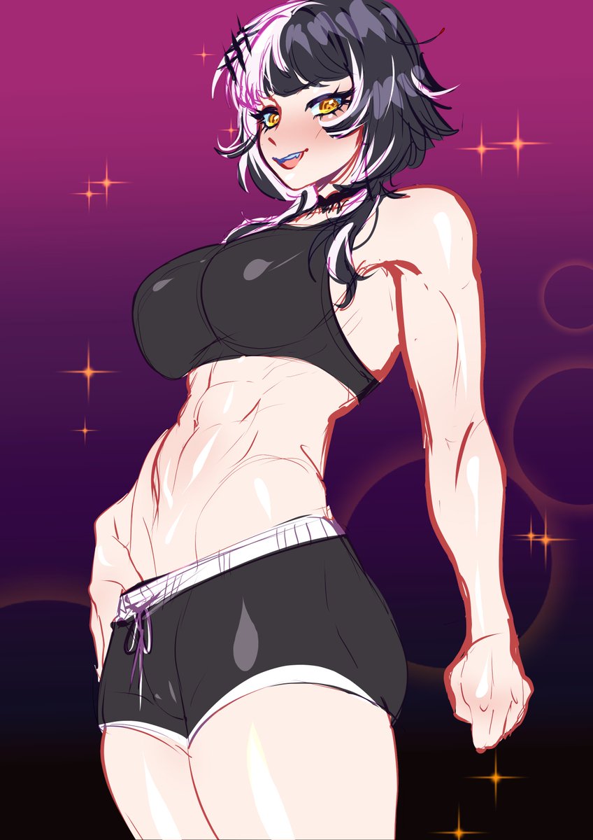 OrangeStar09's tweet photo. Shiori abs, you're welcome 
#ShiorinSketch #Abs https://t.co/2hCyeixNhK
