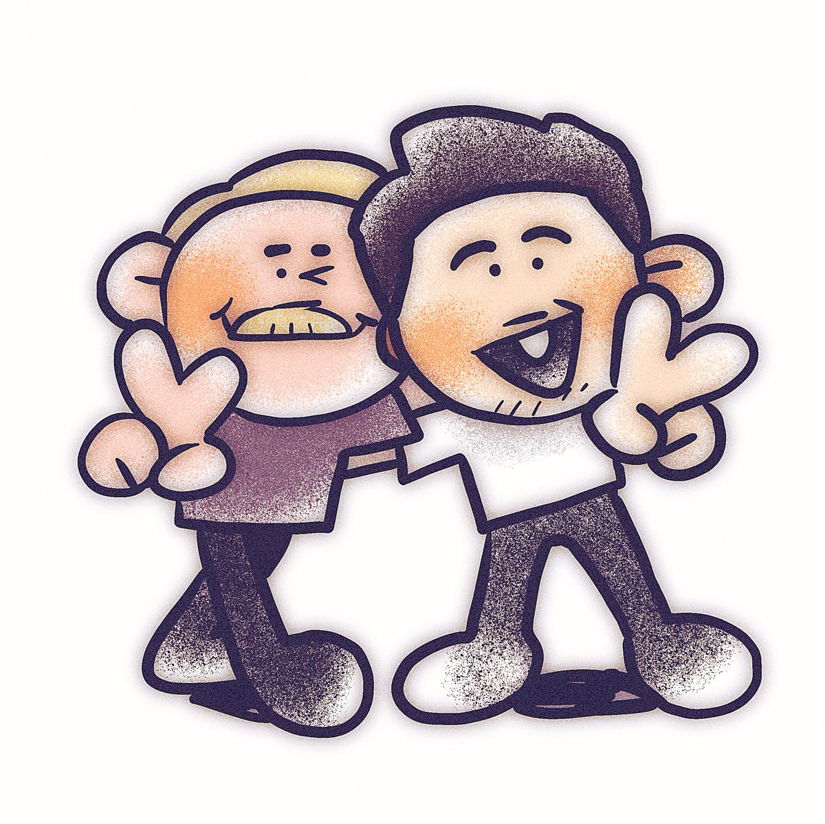 CADILLAC DUO
with those millennial skinny jeans and yippeeee pose