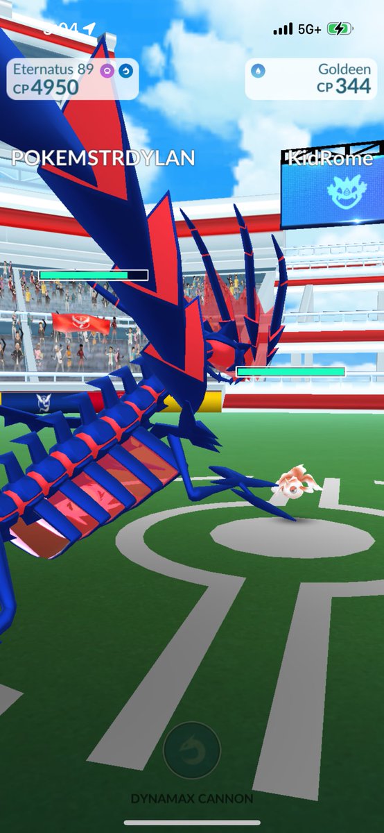 DylanJustison's tweet image. You better believe I’m using Eternatus for everything!! I don’t care if it’s level 1’s in the gym. Eternatus you’re up buddy! #PokemonGo