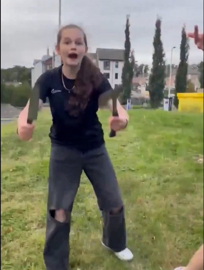 "It's beneath us"

"We shouldn't stoop to their level"

"She comes from a rough family"

JUST FUCK OFF.

She's a little girl having to defend herself from rapey invaders and we stand with her unapologetically.

Spare me your faux outrage, we're fighting for our people's future.