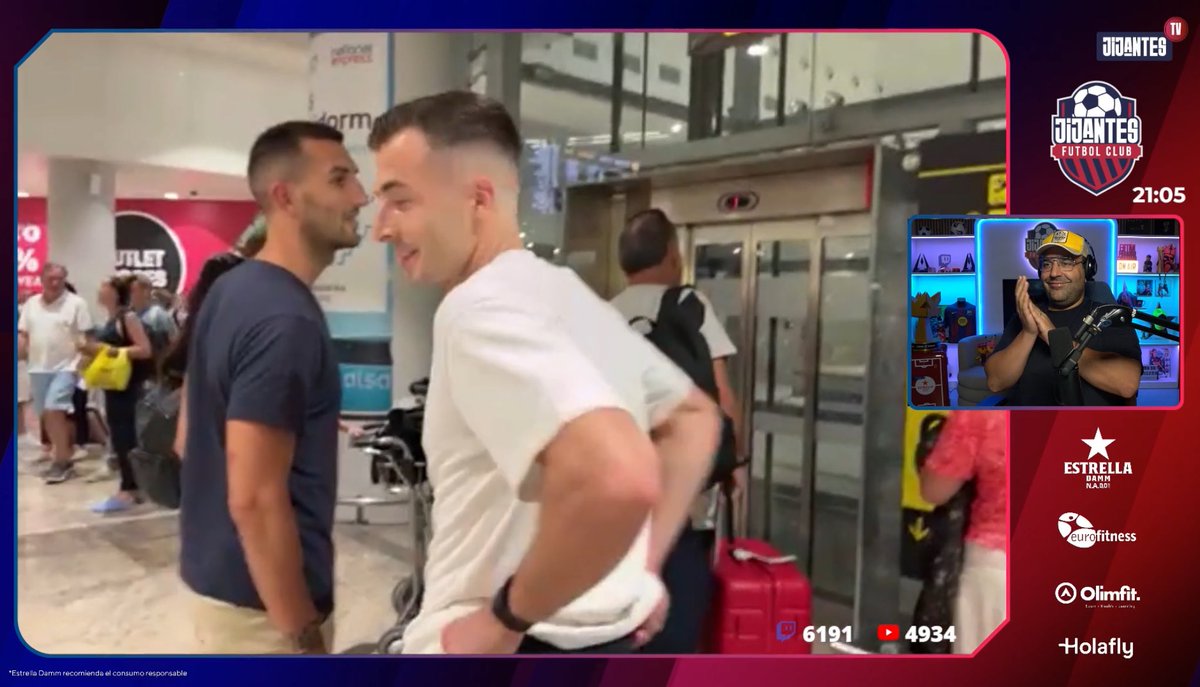 📺 DIRECTO <a href="/JijantesFC/">Jijantes FC</a> 

👋🏼 Acaba de aterrizar Iñaki Peña, en los próximo días se hará oficial su cesión

🔗 twitch.tv/gerardromero