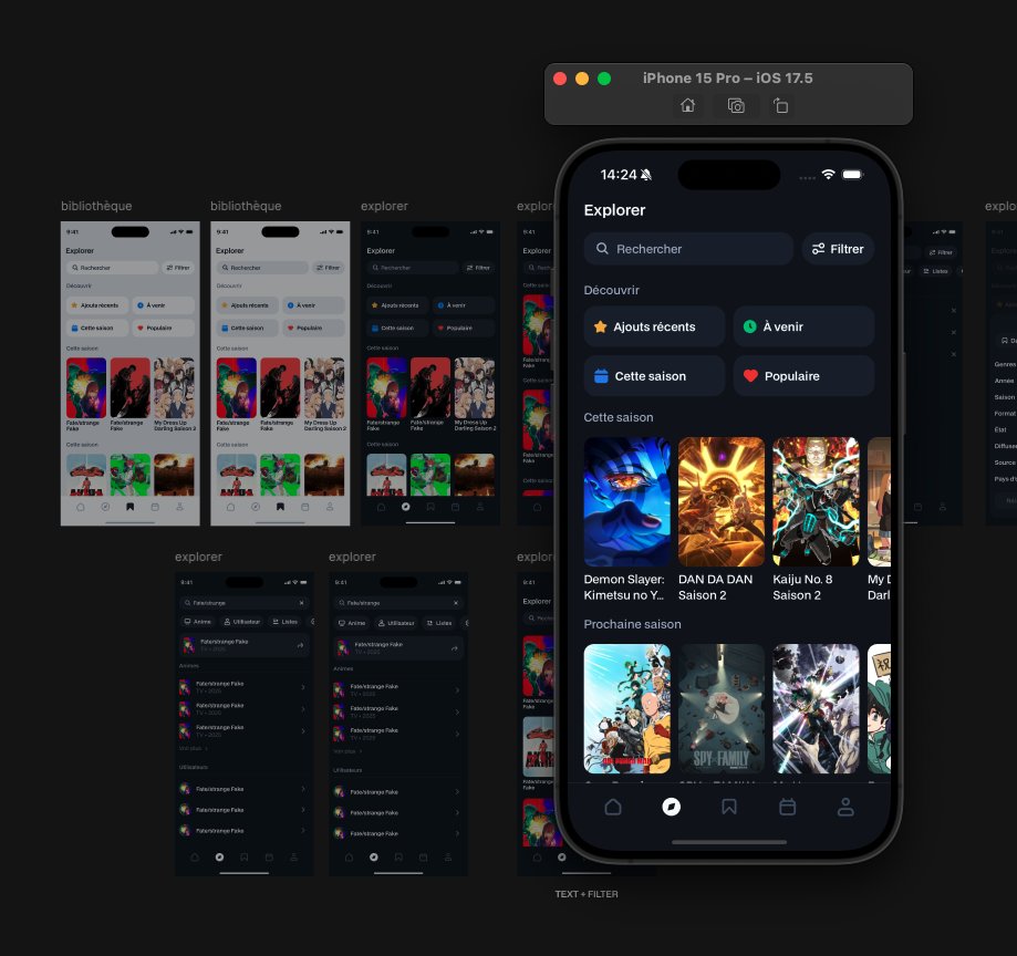 Ça fait maintenant 4 mois qu’on bosse sur une grosse mise à jour de Hyakanime :

Architecture de l'application entièrement repensée : optimisation de la navigation et suppression de certains chargements.

Nouveau système de recherche sur l'application : exploration des animes via
