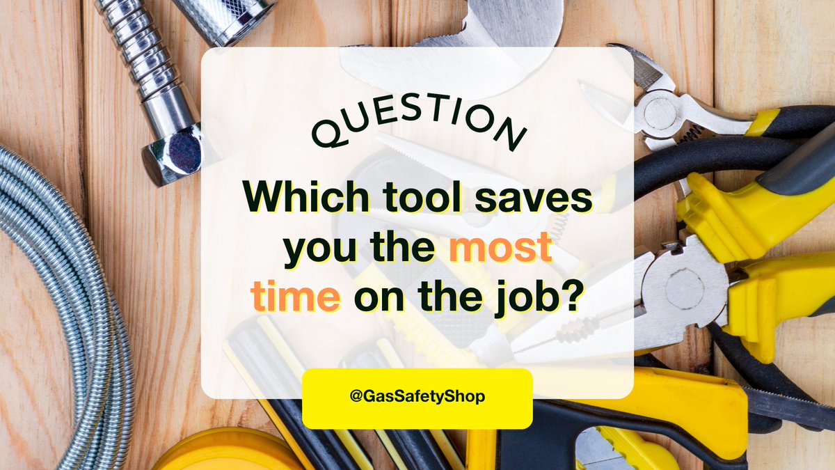 Gas_Safety_Shop's tweet image. Which tool saves you the most time on the job? 🛠️

We’ve got our favourites, but we want to know yours!

👇 Drop your go-to time-savers in the comments and let’s compare notes!

#GasSafeEngineer #ToolTalk #TimeSavingTools