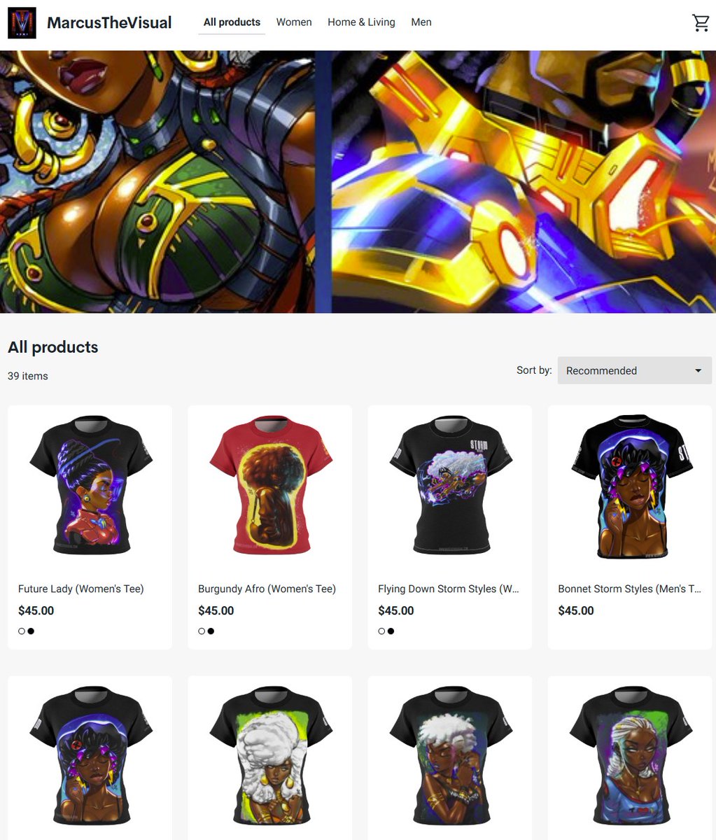 marcusthevisual's tweet image. Finished up this joint that was started during my LIVE on Sunday. Time to start popping up some new T-shirts for my new shirt shop so keep a look out. Peace ya&apos;ll
Grab yours: marcusthevisual.printify.me