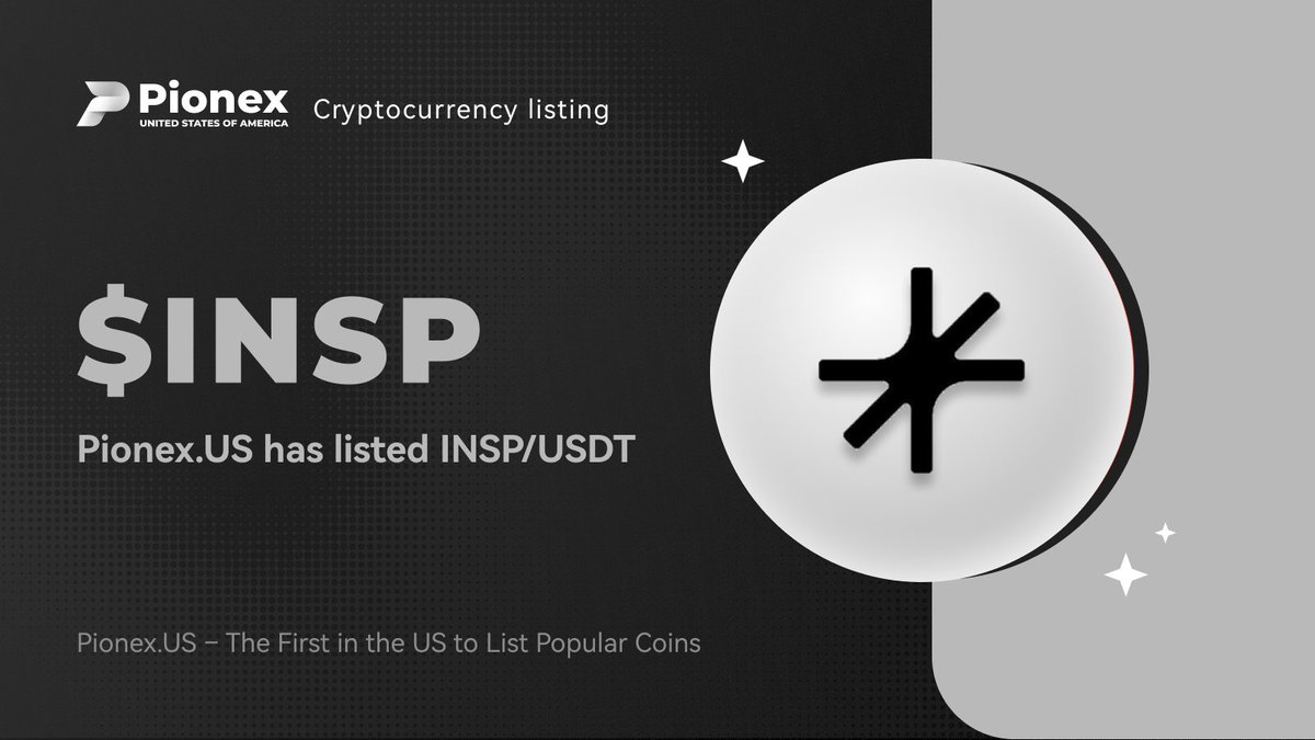 joinwebot's tweet photo. π $INSP by @inspectxyz is live on #PionexUSπΊπΈ
π€ Trade $INSP 24/7 with Pionexβs AI trading bots with low fees
β¬οΈ Start Trading Now
https://t.co/kjGavKBOk5
#INSPUSDT #PionexUS #Crypto https://t.co/1e7WSBy2rZ