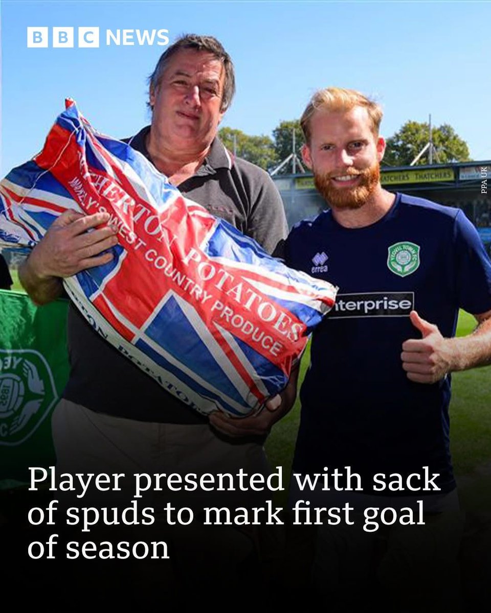 Matt Crivelli (@mattcrivelli) on Twitter photo <a href="/jslovechild/">Jimmy Sirrel's Lovechild</a> Yeovil's first goalscorer of the season was awarded with a bag of spuds <a href="/jslovechild/">Jimmy Sirrel's Lovechild</a> Yeovil's first goalscorer of the season was awarded with a bag of spuds