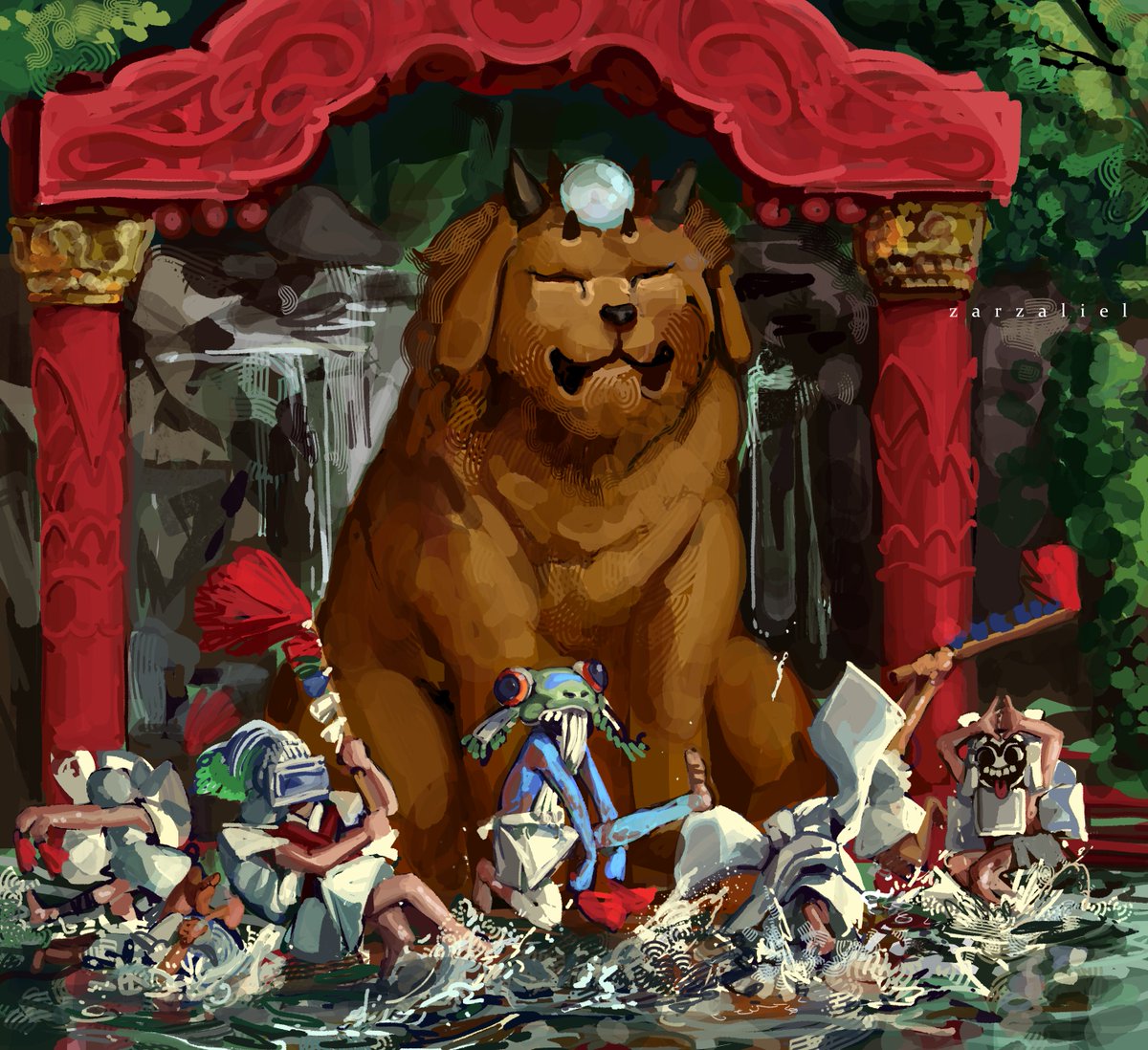 Guardian beast appreciation day.