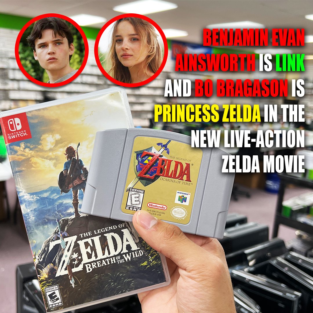 What do you think of the recent casting? 👦🏻👧🏼
•
•
#TheLegendofZelda #DKOldies #nintendo