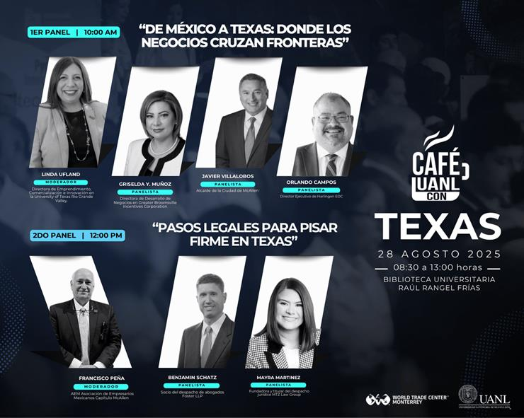 ☕✨ ¡Asiste al Café UANL con Texas!

Descubre oportunidades de inversión, negocios y networking con colegas y expertos.

🗓️ 28 AGO | 8:30 a.m. – 1:00 p.m.
📍 Biblioteca Universitaria R. Rangel Frías

🔗 Regístrate aquí: wtcmonterrey.wixsite.com/eventos-wtc/de…

#Networking #Negocios #UANL