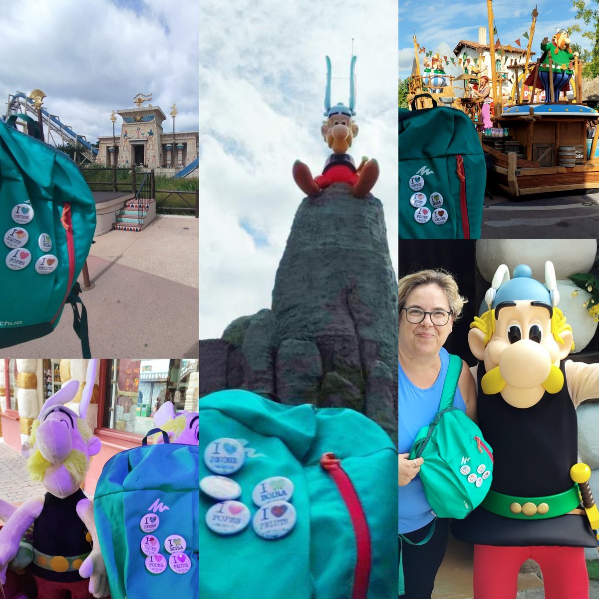 PostureigLleida's tweet photo. Si feu #PostureigViatger amb #PostuProductes solidaris, envieu-me foto! La Sandra va estar al @parcasterix de #Plailly i em va enviar fotos de diferents #PostuXapes solidàries per tot el parc, i amb el propi #Astérix! 😍 en soc molt fan des de sempre, gràcies i per Tutatis! https://t.co/MrU6wFmWZp