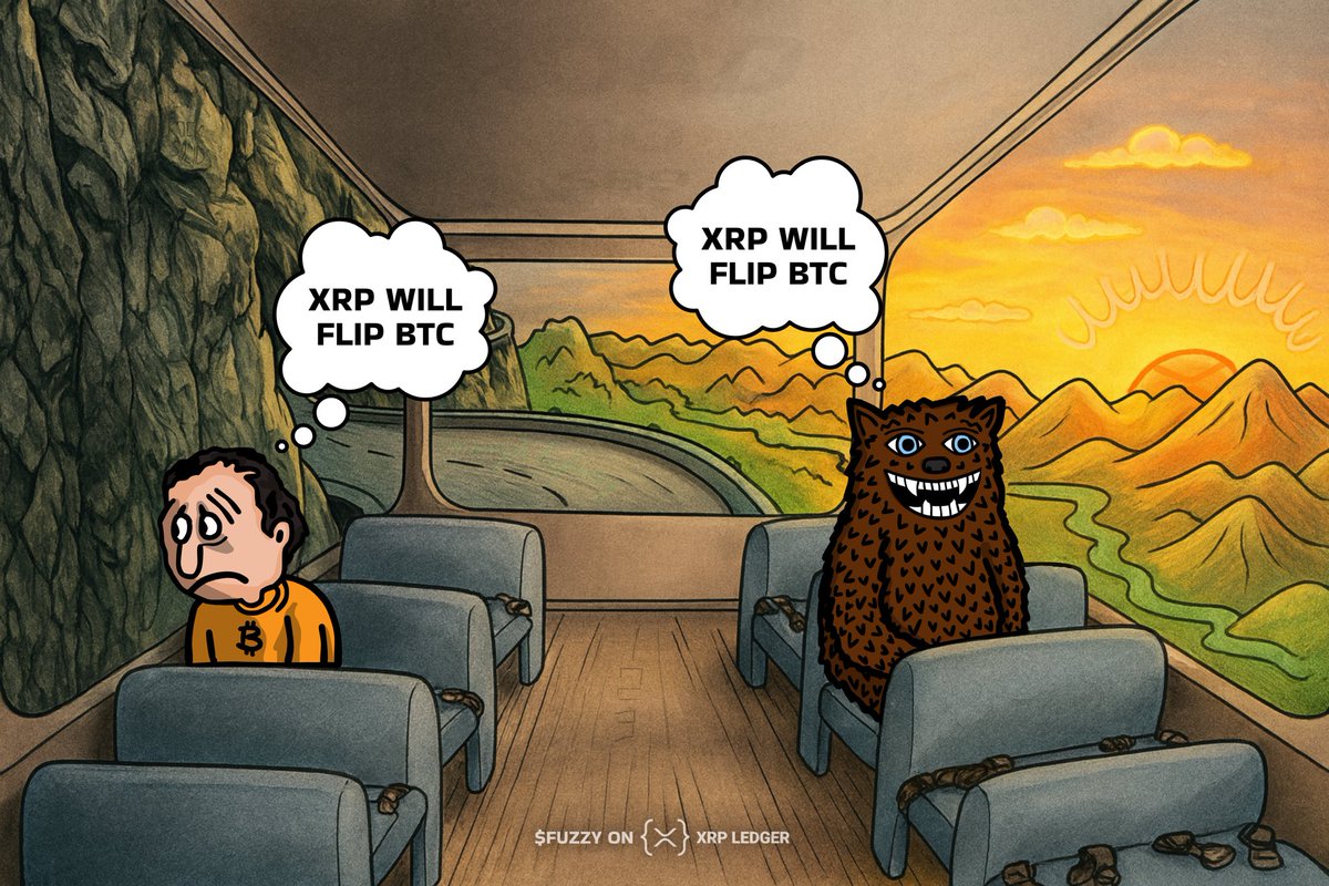 Come to the bright side of the bus!
$FUZZY $XRP