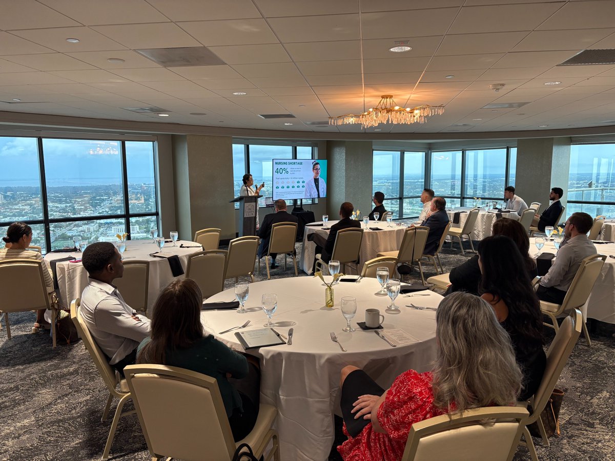 <a href="/TheTampaClub/">The Tampa Club</a> Ascending Leaders Luncheon featured <a href="/USFNurseDean/">Usha Menon, PhD, RN, FAAN, FSBM</a>, <a href="/USFHealthNurse/">USF Health Nursing</a>, on advancing nursing education, leadership, and innovation in healthcare. Attended with Elevate clients <a href="/shrinershosp/">Shriners Children's</a>, <a href="/CientochentaA/">Cientochenta</a>, <a href="/KUDUCOM_/">KUDUCOM</a>, &amp; <a href="/TeamLogicIT/">TeamLogic IT</a>. #HelpingOurCity #ElevateTampa