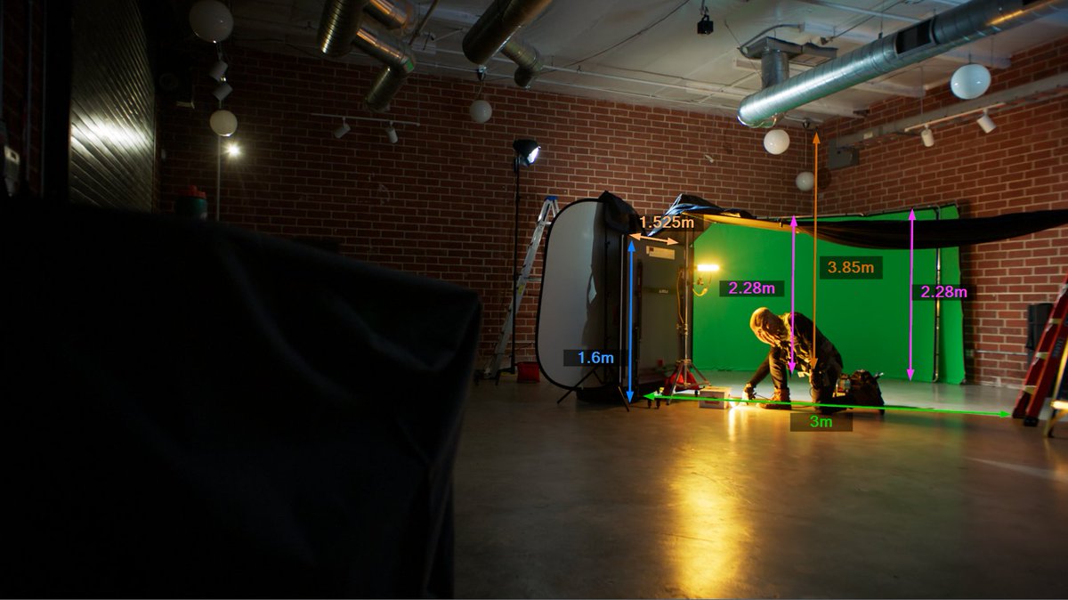 Live action shot of the actor that was comped into the CG scene built in Houdini and composited with Nuke.