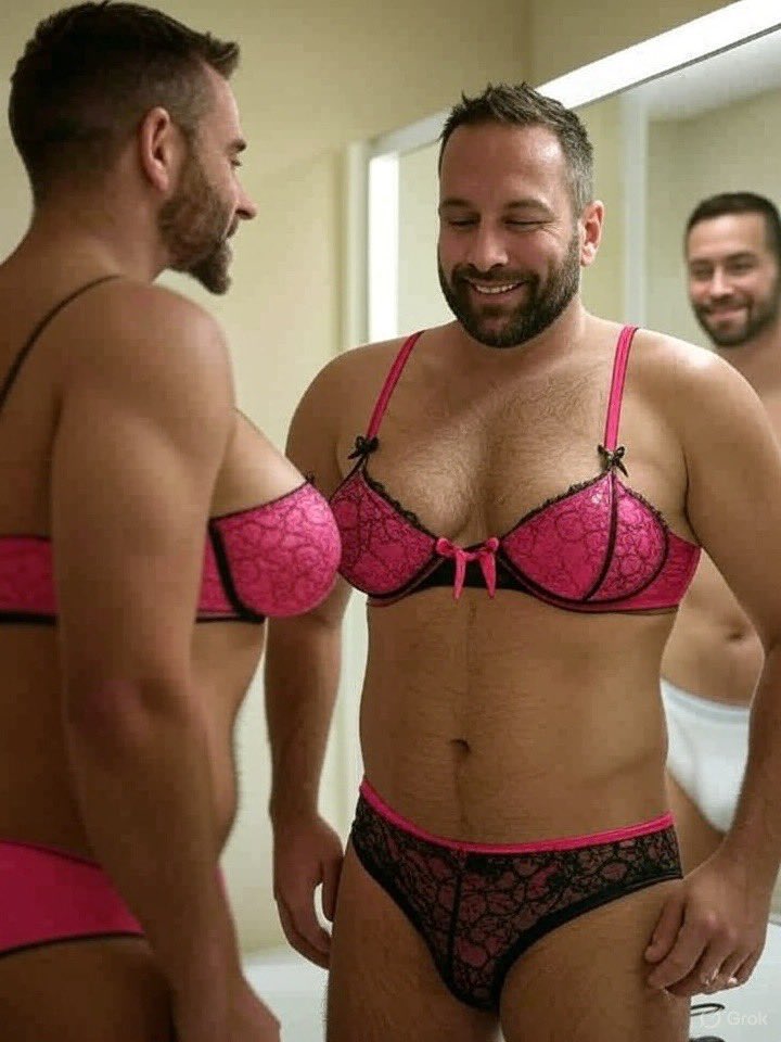 You wake up from a deep sleep, find ur blindfolded. Your hubby says - keep it on - leads you to the bathroom. You dont know it yet but when you open your eyes, youll find out that somehow you now have massive fake tits and wearing lingerie for the first time. How did he do this?!