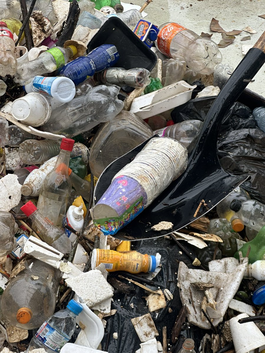 Después de una gran tormenta, aquí estamos capturando todo lo que podemos a pesar de la fuerza del agua ⛈️