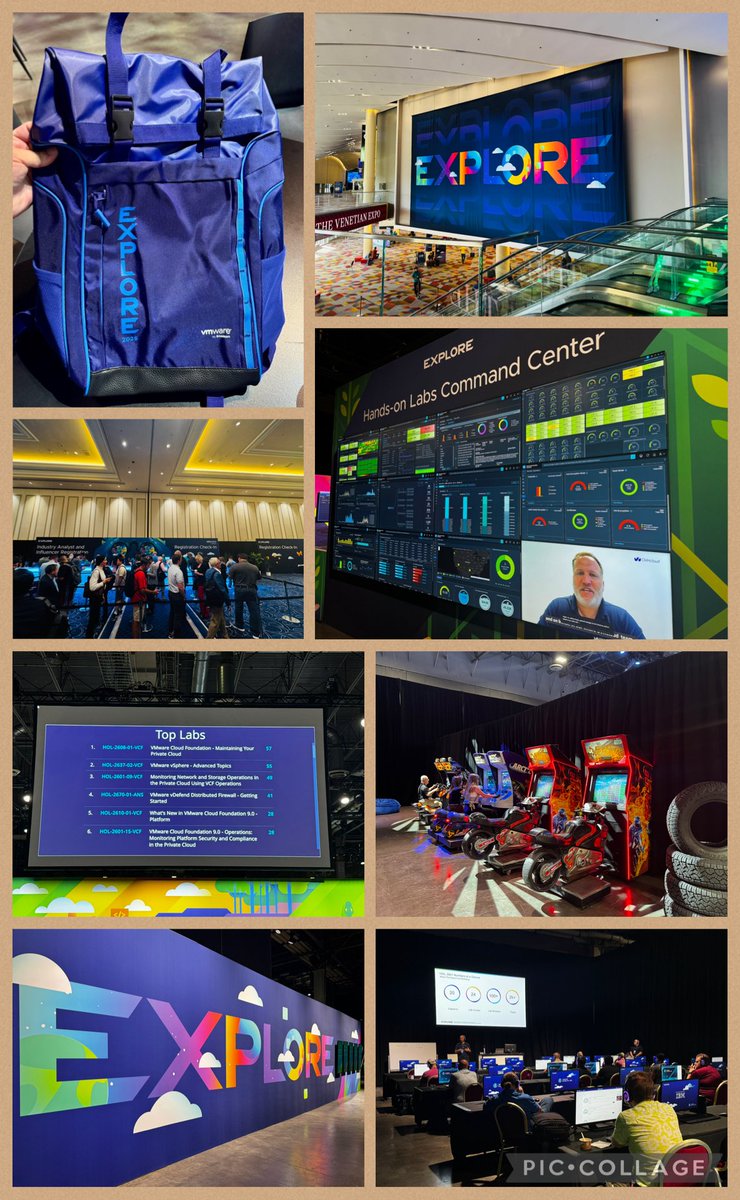Lots of greatness coming from <a href="/VMwareExplore/">VMware Explore</a> this year! Swag, connecting with peers, sessions, labs and so much more. If you aren’t here you are missing out! <a href="/MyVMUG/">VMware User Group</a> <a href="/cdw/">Chris - Family Air Hockey Champion</a> <a href="/vExpert/">VMware vExpert</a> <a href="/VMware/">VMware</a>