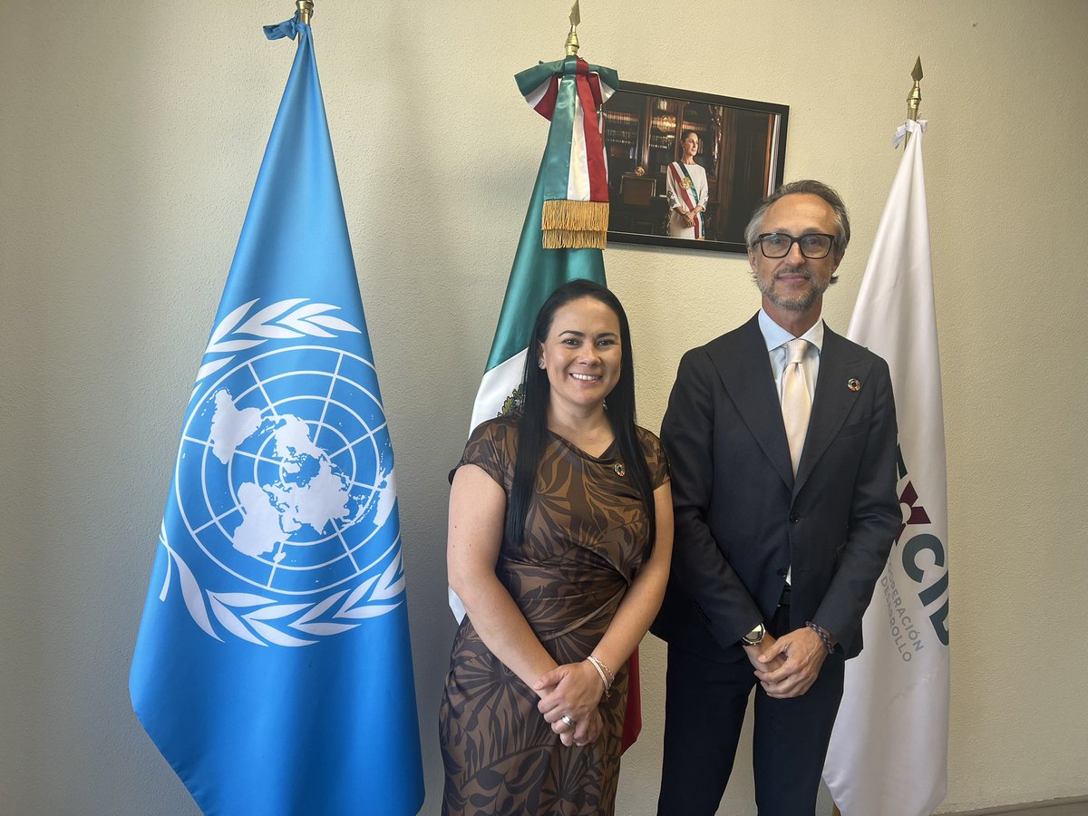 Giuseppe Mancinelli (@giusemancinelli) on Twitter photo Nos reunimos con Alejandra del Moral, Directora de AMEXCID, para dialogar sobre la cooperación para el desarrollo y explorar futuros proyectos y cooperación multilateral. Nos reunimos con Alejandra del Moral, Directora de AMEXCID, para dialogar sobre la cooperación para el desarrollo y explorar futuros proyectos y cooperación multilateral.