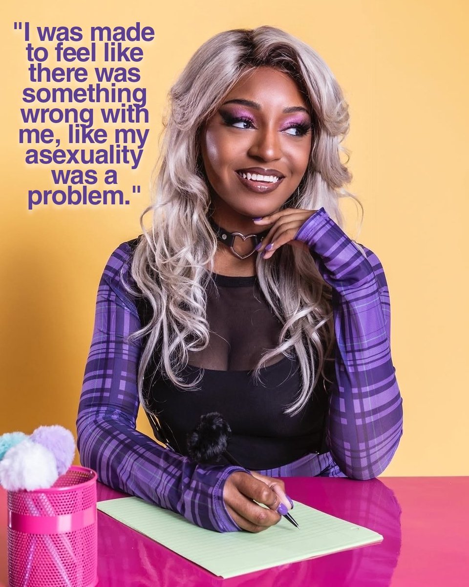Asexuality isn't a problem and doesn't need fixing. It was an amazing opportunity to speak about acephobic bullying in a letter to my younger self for the <a href="/BenefitUK/">Benefit Cosmetics UK</a> #Rainbrows campaign for Pride! 💜

#ThisIsWhatAsexualLooksLike