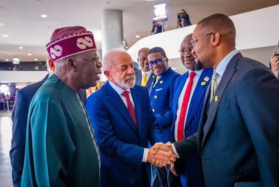 KawuGarba's tweet photo. SMEDAN signed a partnership agreement with ApexBrasil and SEBRAE during President @officialABAT’s visit to Brazil.
The collaboration will create opportunities for Nigerian SMEs and facilitate knowledge exchange. Nigerian SMEs. 🇳🇬🤝🇧🇷
#GROWNigerian
#PBATInBrazil https://t.co/YkjkZILuOx