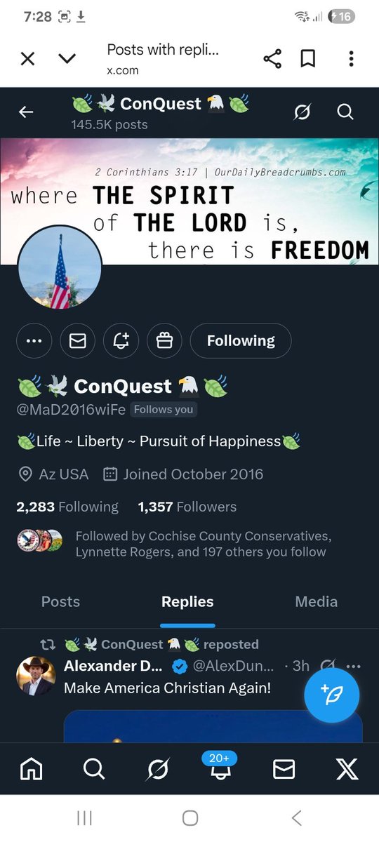 KJW (@hawkesbay69) on Twitter photo Can we find this account some new friends to engage with, I support unverified accounts do you
<a href="/MaD2016wiFe/">๐๐ ConQuest ๐ฆ
๐</a>
F&R ๐ช๐ซถ๐๐ฏ๐บ๐ธ Can we find this account some new friends to engage with, I support unverified accounts do you
<a href="/MaD2016wiFe/">๐๐ ConQuest ๐ฆ
๐</a>
F&R ๐ช๐ซถ๐๐ฏ๐บ๐ธ