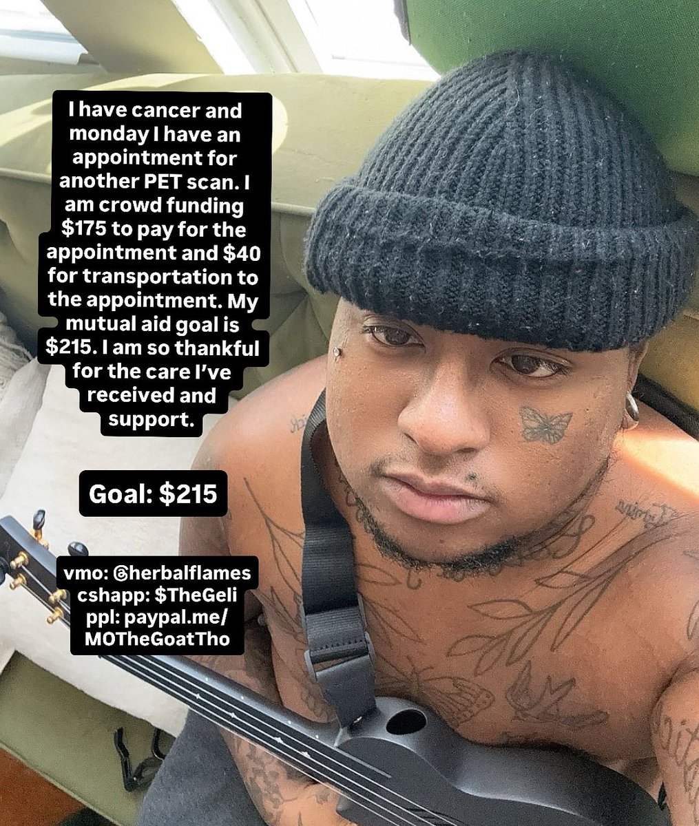 Disabled Black Trans man needs $215 for upcoming cancer appointment and transportation costs.