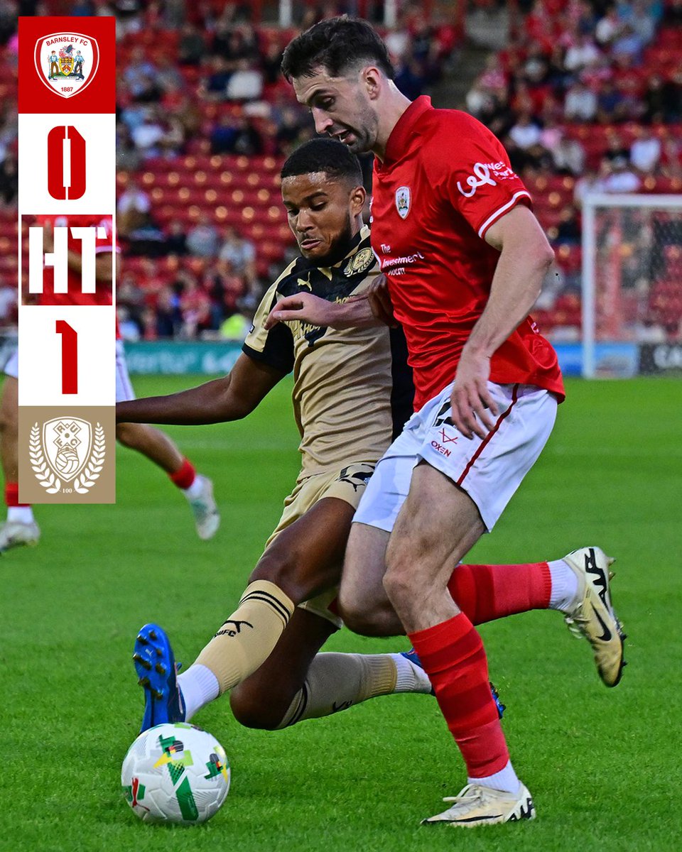 BarnsleyFC's tweet photo. Down at the break. https://t.co/zOeAv47UXx