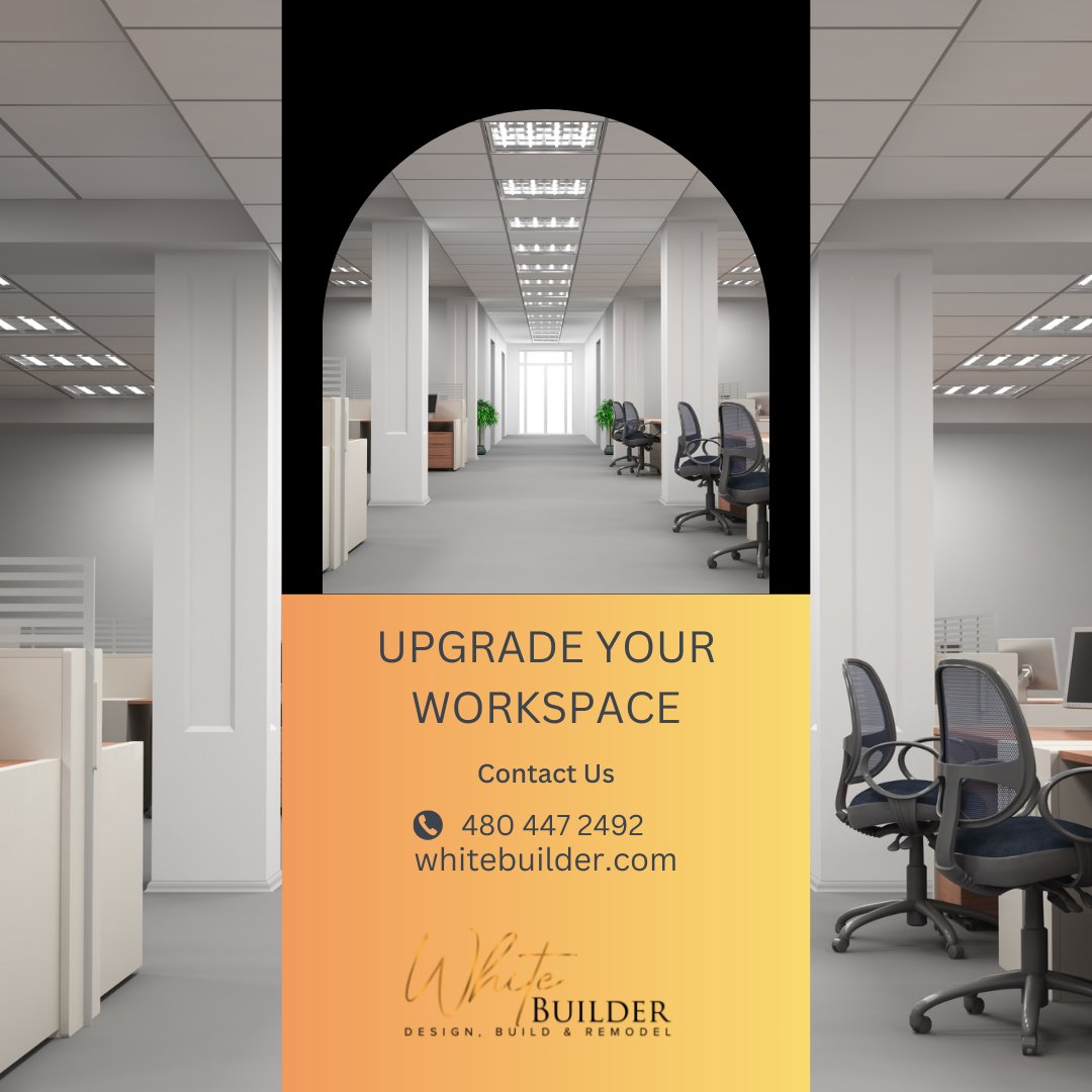 WhiteBuilderInc's tweet image. ✨ Transform your office into a productive and inspiring space! ✨
📞 Call us today: 480-447-2492
🌐 Visit: whitebuilder.com
White Builder – Design, Build &amp;amp; Remodel
Upgrade your workspace, elevate your productivity.
#OfficeDesign #WorkspaceUpgrade #InteriorRemodel