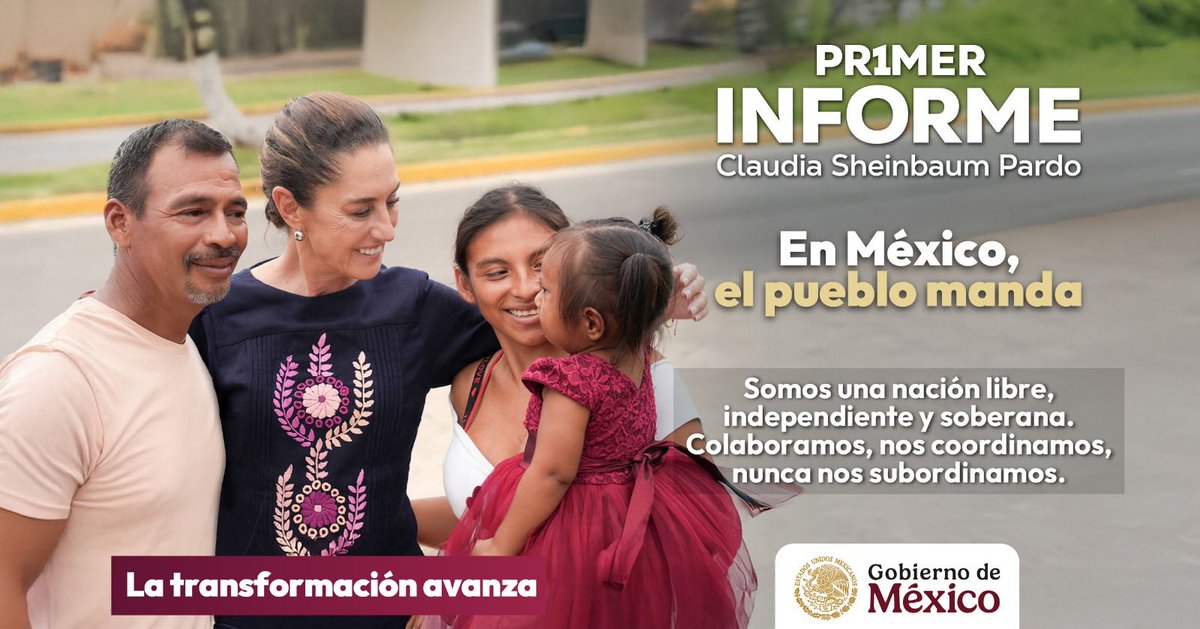 #LaTransformaciónAvanza 
#PrimerInforme