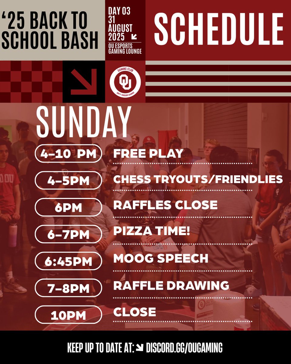 We're gearing up for our Back to School
Bash this week! 🥳🎉 First up is a closer look at our
day by day schedule. Every day you attend = an entry
to our EPIC giveaway prizes! More details dropping
TONIGHT! 👾