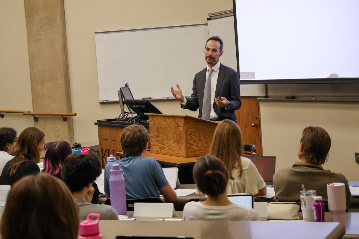 KU Law welcomed 122 J.D. students in the Class of 2028 to Green Hall this month. We look forward to following their success in law school and beyond! #RockChalkTogether