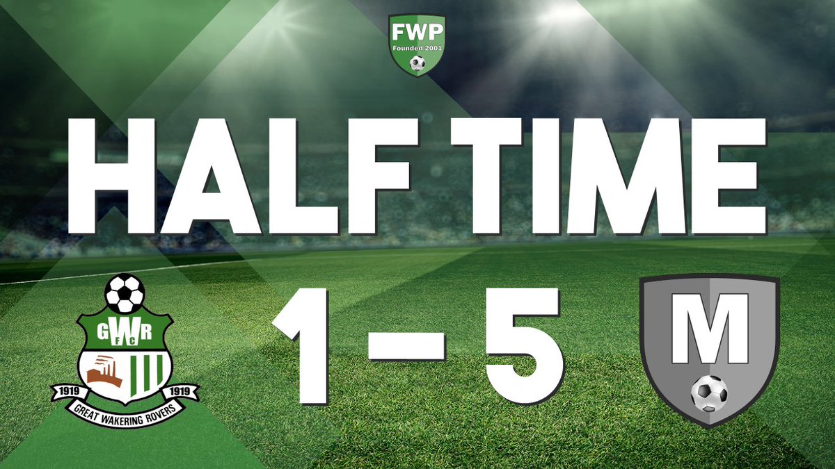 HALF-TIME: Great Wakering Rovers 1-5 May &amp; Baker fwp.co/Z75wb6