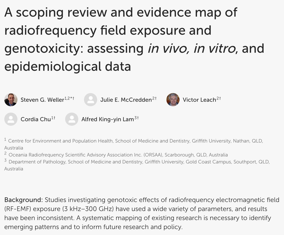 A massive review of over 500 studies on RF-EMF exposure found DNA damage in 75% of real world studies.

Over half of studies showing damage used exposures below legal limits. Industry-funded studies often showed no effects. Funding influenced outcomes more than study quality.