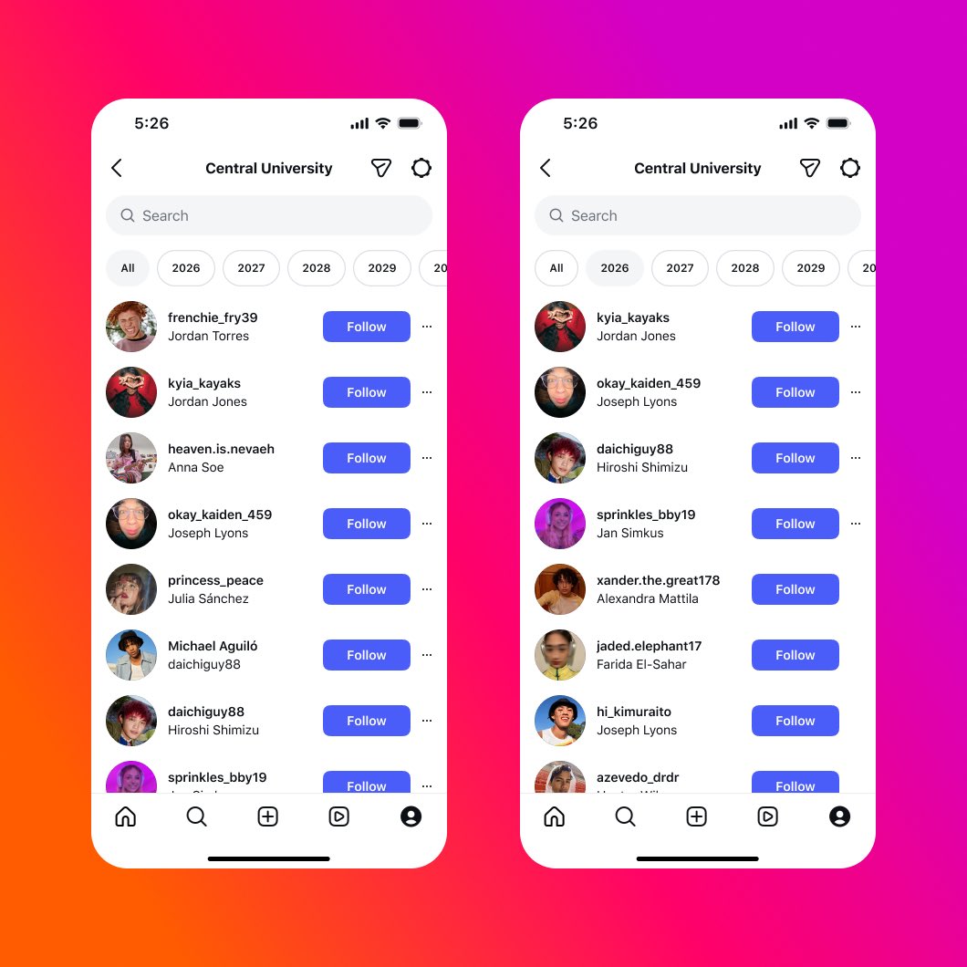 PopBase's tweet image. Instagram introduces a new Schools feature, which allows students from the same college to easily connect.

Students must verify their enrollment and have the option to display their school name as a badge on their profile.