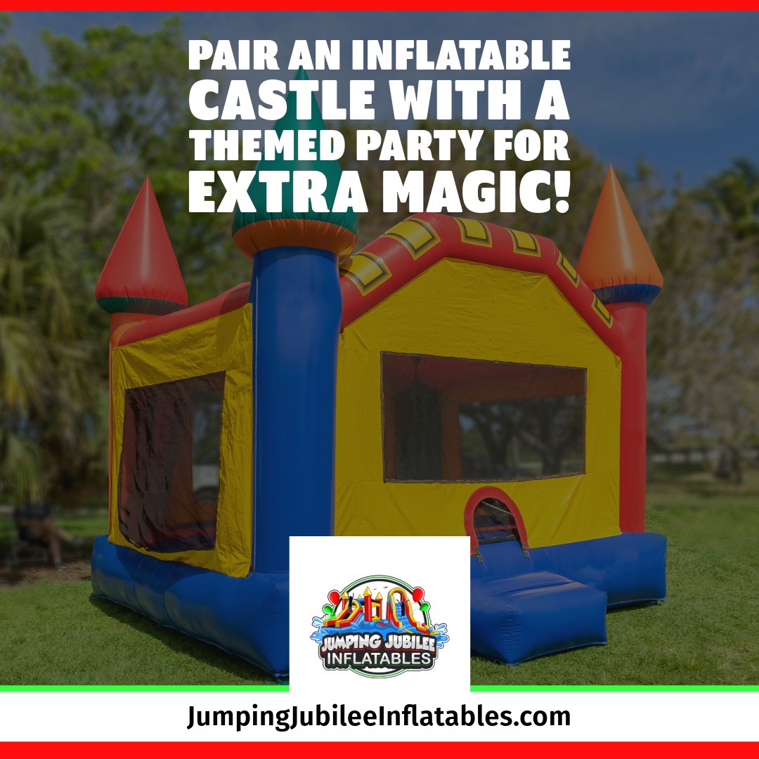 jj_inflatables's tweet image. 🎂 Pair an inflatable castle with a themed party for extra magic! 

The Best Inflatable Rentals in Loxley: jumpingjubileeinflatables.com  

🎁 Book early to be sure you get the one you want! 

#BirthdayGoals #InflatableParty #ParentingWins #FunForKids