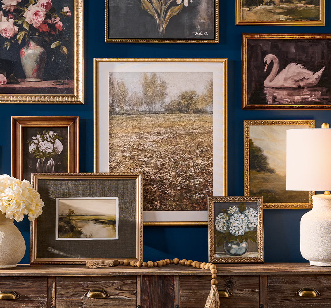 Elevate your space with 50% Off Home Decor accents like wall art, mirrors, lamps &amp; more. bit.ly/4lOfYee