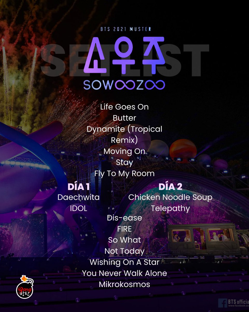¿Aún no sabes qué concierto ver en el #BTSMOVIEWEEKS? 🎥🍿

Te dejo aquí el setlist de los cuatro conciertos que se van a transmitir, para que veas que canciones podrías vivir en pantalla grande 🤩

¡Díganme cuál verán y por qué! Yo aún no me decido 😭

Re -ㅅ- 🍊