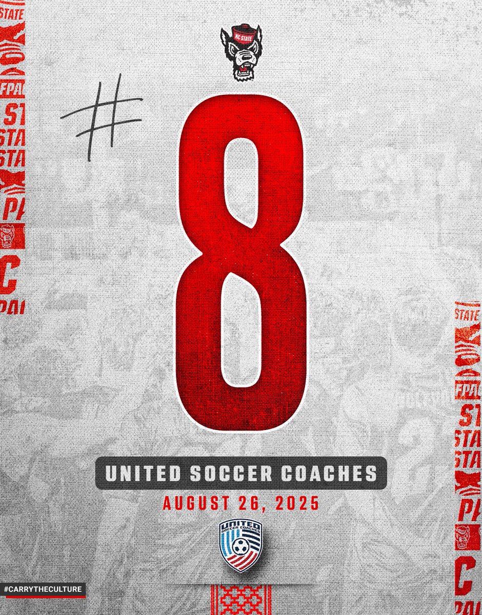 For the first time in seven years - WOLFPACK IN THE TOP-10

Highest ranking with head coach Marc Hubbard at the helm and the highest ranking since 2018. 
#CarryTheCulture