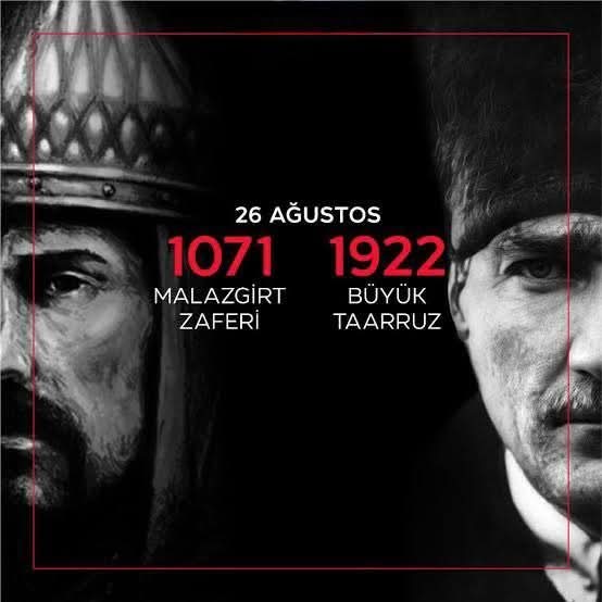 Geldik #26ağustos1071 
Gitmiyoruz #26Ağustos1922