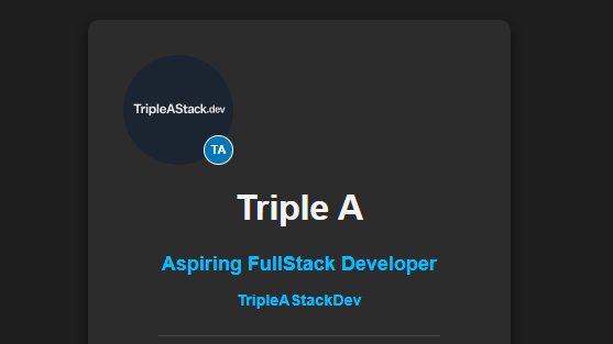 TripleAStackDev's tweet image. Not just code, but brand too. First draft of my business card is live 🚀
Check it out here: tripleastackdev.github.io/business-card/
#TripleAStackDev #BuildingInSilence #businesscard