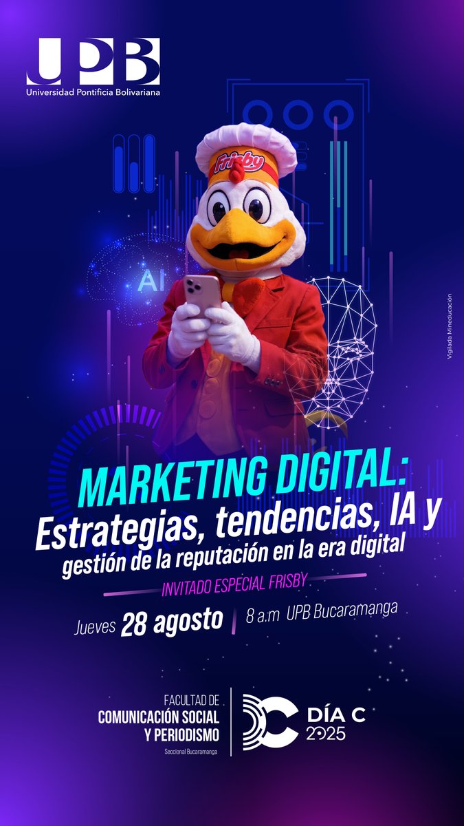 ecelgar's tweet photo. 📢 ¡El #DíaC2025 también será #Live!
Sigue la transmisión en 👉 https://t.co/KA0FKTMMMw
📍 28 de agosto | UPB Bucaramanga
🎤 Tendencias con Juan Carlos Bernate
🔥 Caso Frisby: reputación y redes

#Comunicación #MarketingDigital #Streaming https://t.co/8GcW1HXjUd
